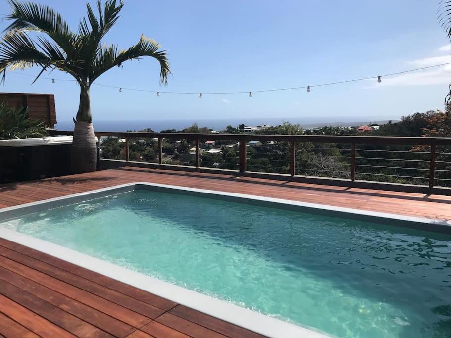 Cocooning Tropic Studio Avec Jacuzzi Privatif Saint-Louis Extérieur photo