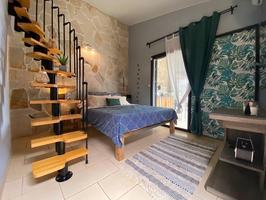 Cocooning Tropic Studio Avec Jacuzzi Privatif Saint-Louis Extérieur photo